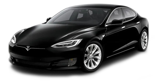 black tesla 
